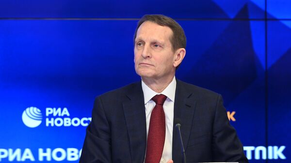 Председатель Российского исторического общества, председатель Совета фонда История Отечества, директор Службы внешней разведки (СВР) РФ Сергей Нарышкин