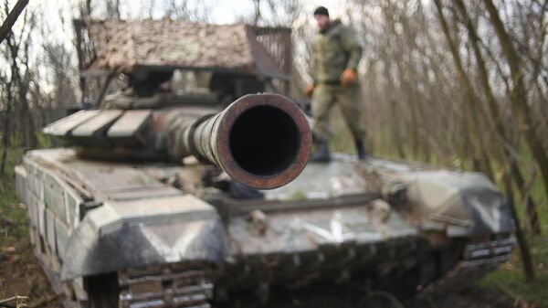 Боевая работа танкистов в зоне СВО