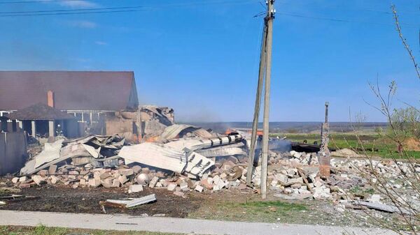 Обстрел села Муром в Белгородской области