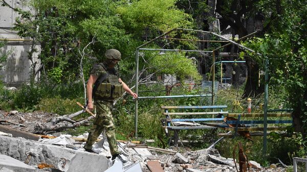 Военнослужащий ВС РФ в Артемовске