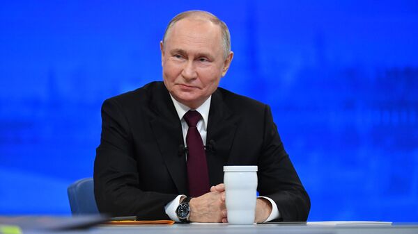 Прямая линия и большая пресс-конференция президента РФ В. Путина