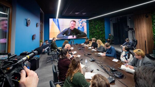 Онлайн-пресс-конференция Владимира Зеленского
