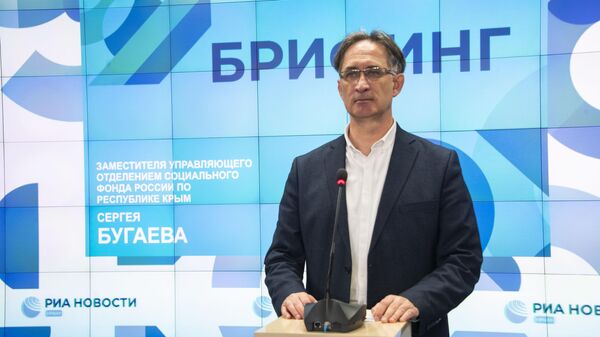 Брифинг заместителя управляющего Отделением социального фонда России по РК Сергея Бугаева