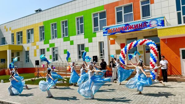 Новый детский сад в городе Саки