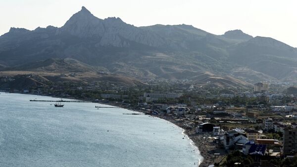 Поселок Коктебель в Крыму